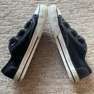 Black Velcro strap Vans
